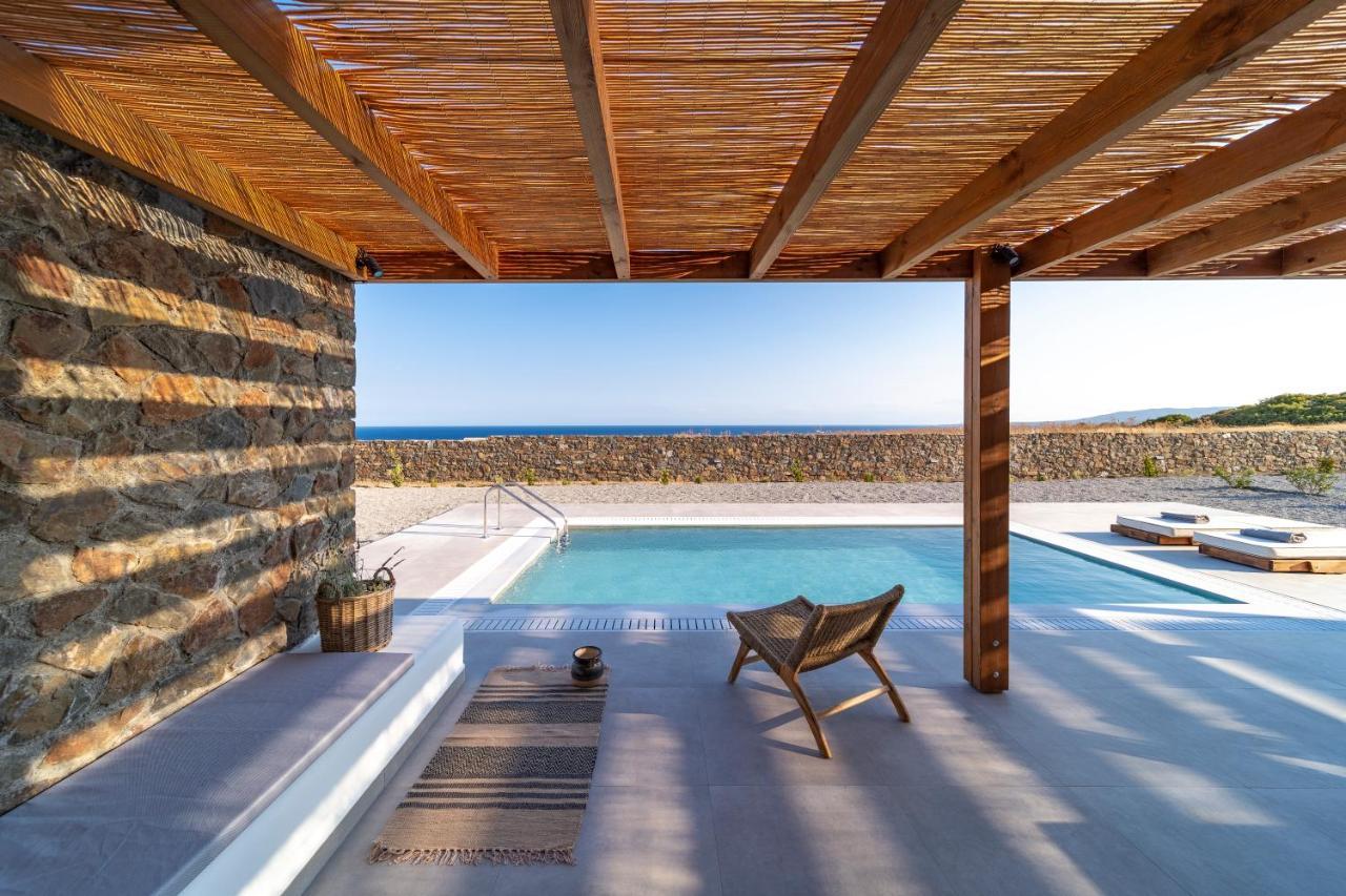 Terra D'Oro Sea View Villa With Private Pool Kiotari Exterior photo