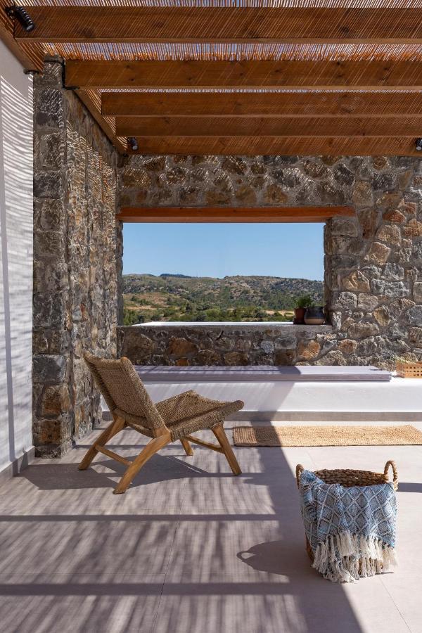 Terra D'Oro Sea View Villa With Private Pool Kiotari Exterior photo