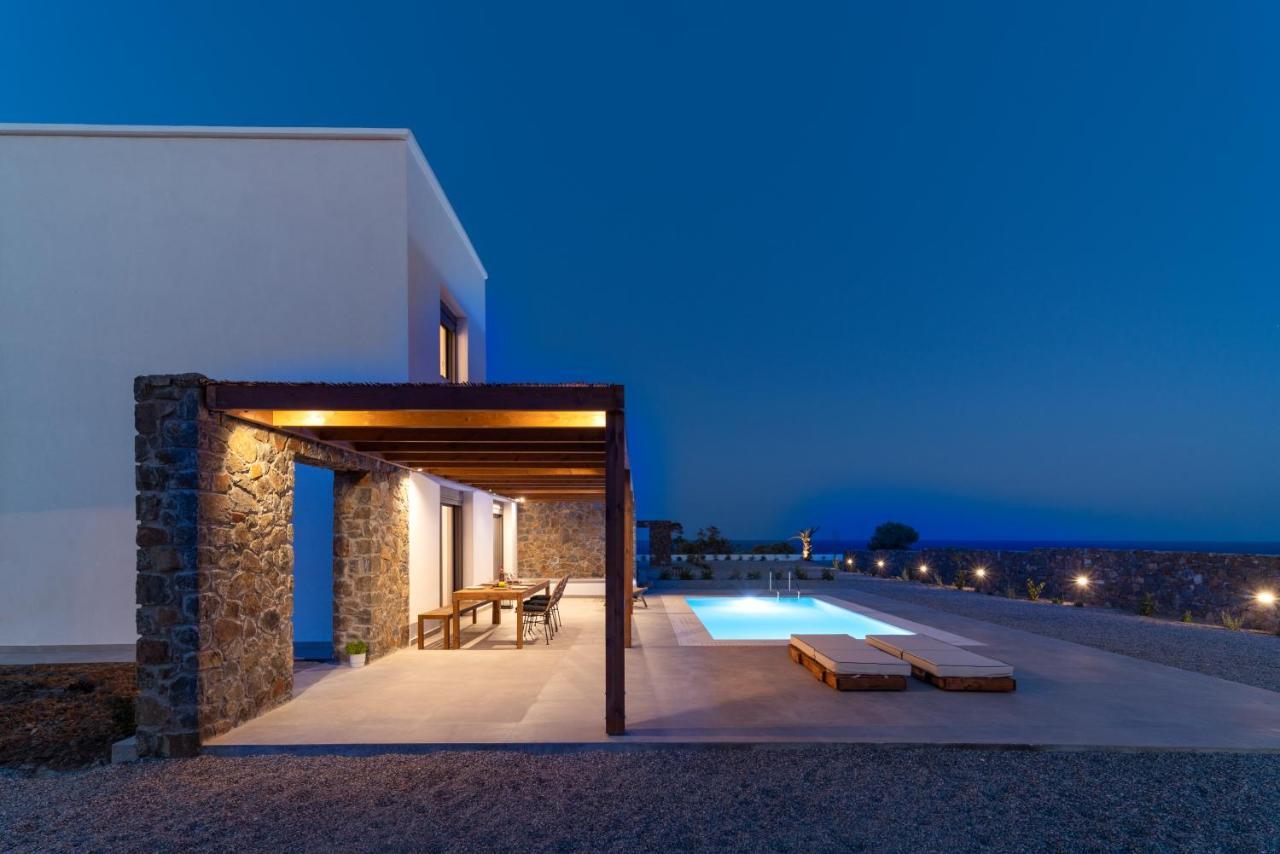 Terra D'Oro Sea View Villa With Private Pool Kiotari Exterior photo