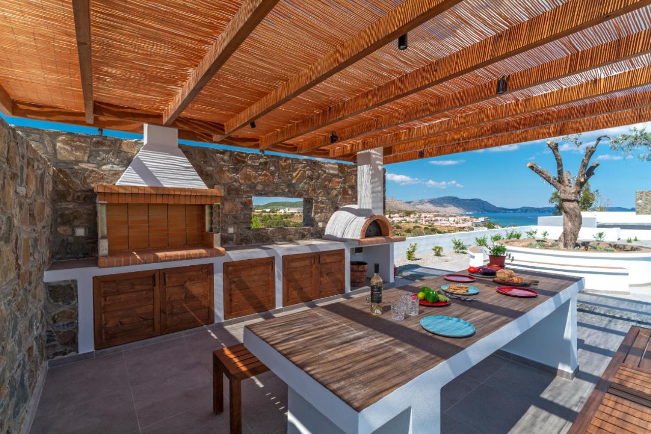 Terra D'Oro Sea View Villa With Private Pool Kiotari Exterior photo